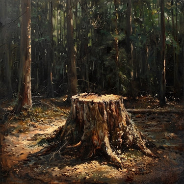 Peinture Souche d'Arbre